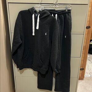Ralph Lauren Charcoal Sweat Set